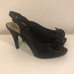 Black Fioni Night Heels